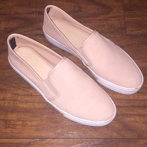 Leather slip-ons